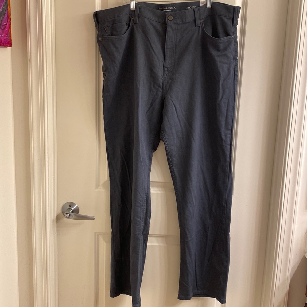 Men BR traveler jeans grey, size: 42x32 slim fit, like new